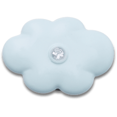 Blue Flower With Crystal Jibbitz™ charms - Crocs