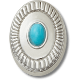 Silver Turquoise Emblem Jibbitz™ charms - Crocs