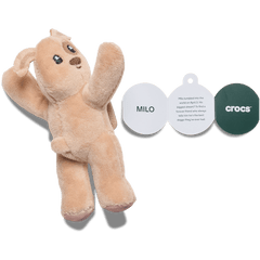 Huggitz Brown Puppy Jibbitz Shoe Charm - Crocs