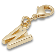 Gold Letter W Charm Jibbitz™ charms - Crocs