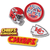NFL Kansas City Chiefs 5 Pack Jibbitz Shoe Charm - Crocs
