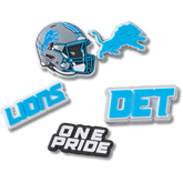 NFL Detroit Lions 5 Pack Jibbitz Shoe Charm - Crocs