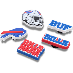 NFL Buffalo Bills 5 Pack Jibbitz Shoe Charm - Crocs