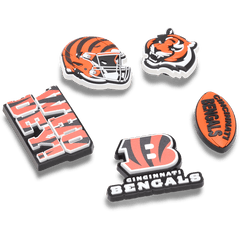 NFL Cincinnati Bengals 5 Pack Jibbitz Shoe Charm - Crocs