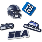 NFL Seattle Seahawks 5 Pack Jibbitz Shoe Charm - Crocs