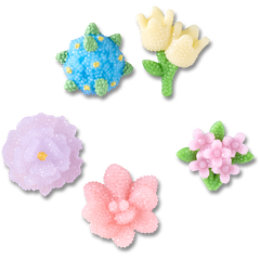 Beaded Flowers 5 Pack Jibbitz™ charms - Crocs
