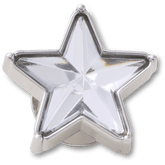 Silver Gem Sparkle Star Jibbitz™ charms - Crocs