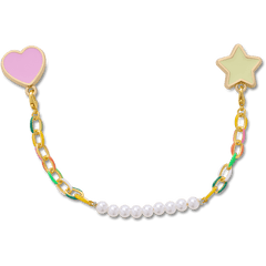Pearl and Rainbow Bag Chain - Crocs