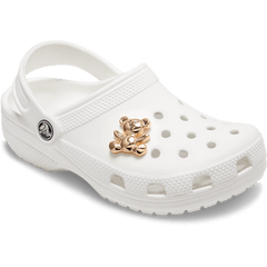 Gold Teddy Bear Jibbitz Shoe Charm - Crocs
