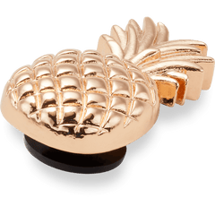 Gold Pineapple Jibbitz Shoe Charm - Crocs