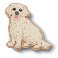 b'Golden Retriever Puppy Jibbitz Shoe Charm - Crocs'