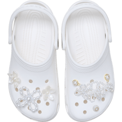 White Pearl Beaded 5 Pack Jibbitz™ charms - Crocs