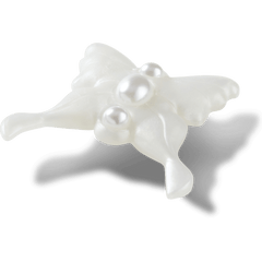 Meta Jelly White Butterfly Jibbitz™ charms - Crocs