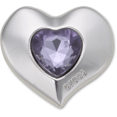 SilverandPurple SMT Gem Heart Jibbitz™ charms - Crocs