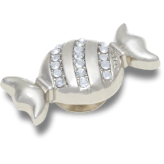 Silver SMT Gem Candy Piece Jibbitz™ charms - Crocs