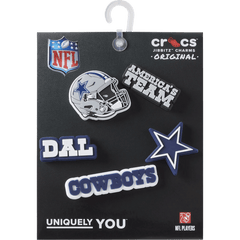 NFL Dallas Cowboys 5 Pack Jibbitz Shoe Charm - Crocs