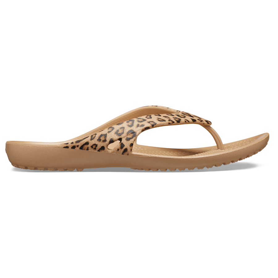 Women's Kadee II Leopard Flip - Crocs - US 4909