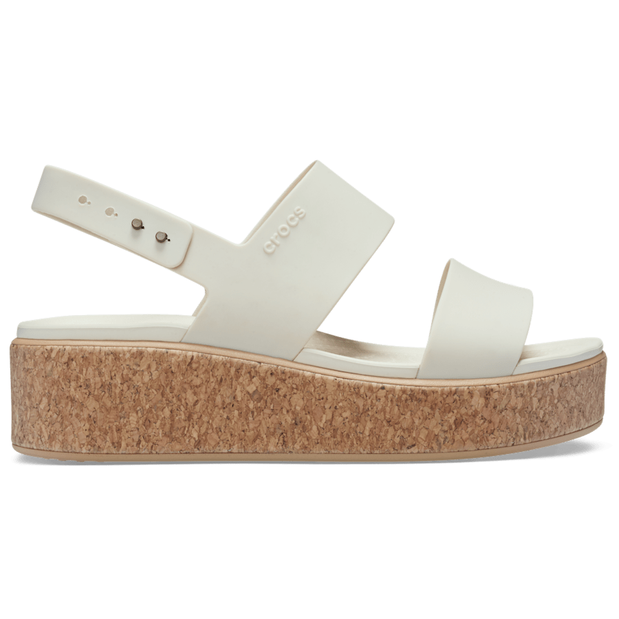 Brooklyn Cork Low Wedge - Crocs - US 5683