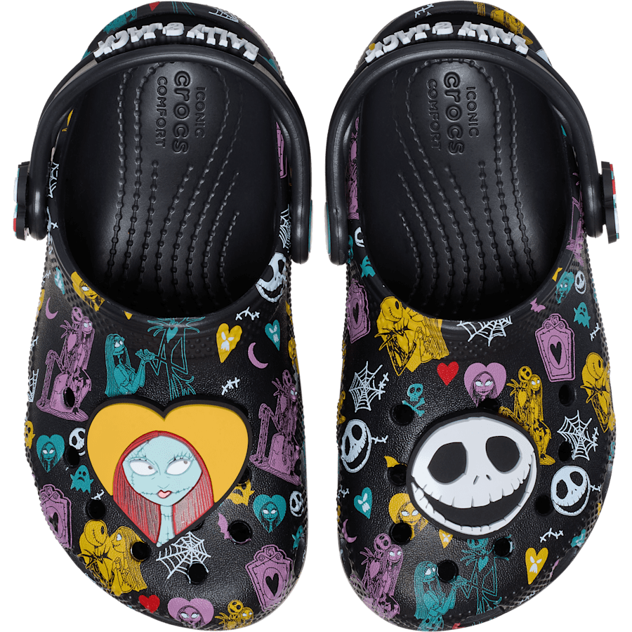Toddlers’ Disney Tim Burton's The Nightmare Before Christmas Jack and Sally Classic Clog - US 6657