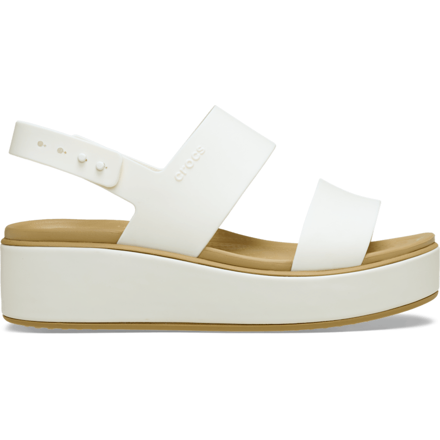 Brooklyn Matte Wrap Low Wedge - Crocs - US 6720