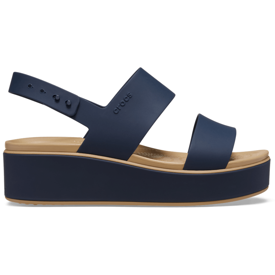 Brooklyn Matte Wrap Low Wedge - Crocs - US 6720
