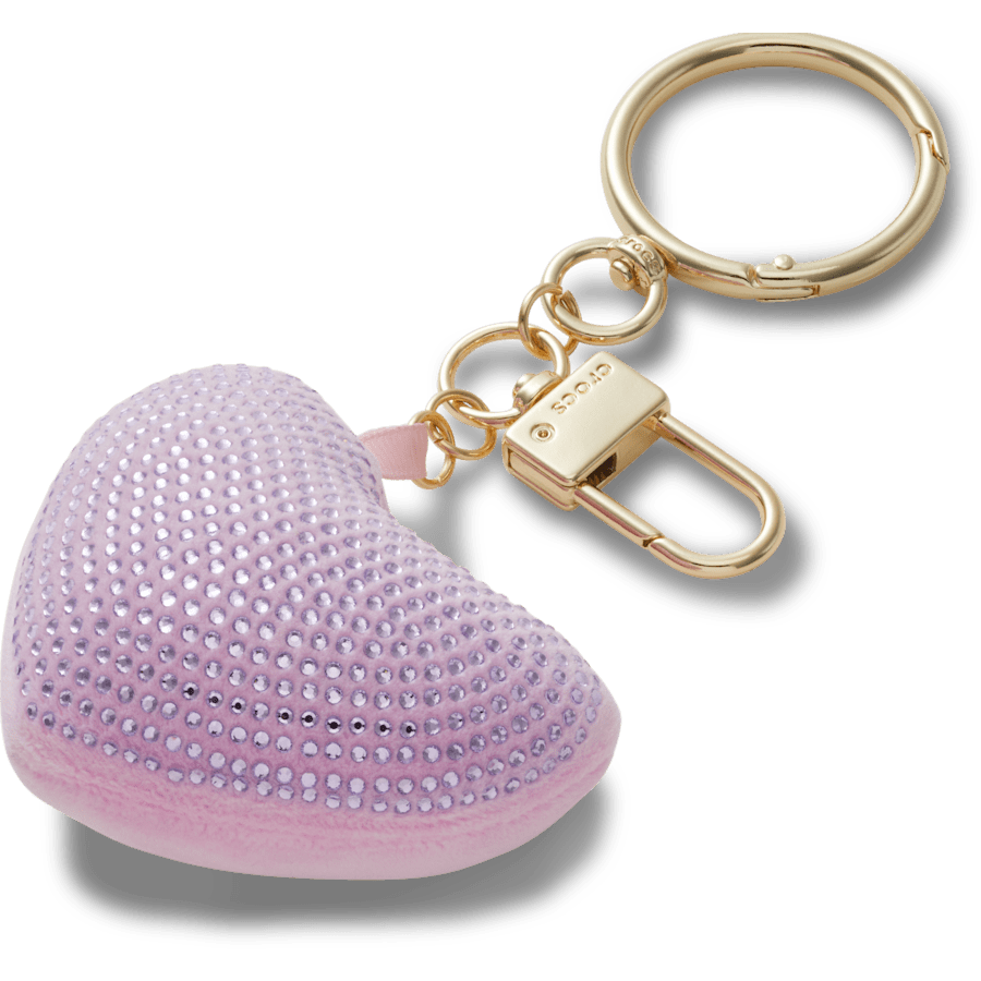 Plush Gem Heart Bag Charm - Crocs - US 8171