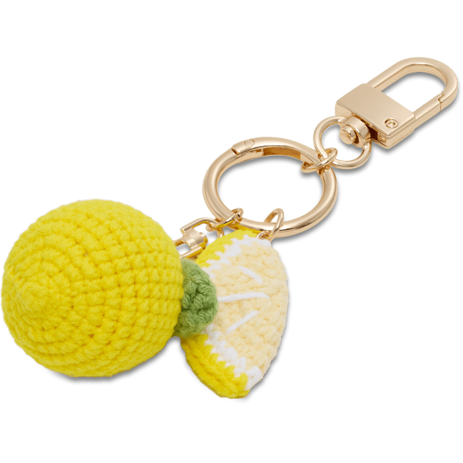 Crochet Lemon Bag Charm - Crocs - US 7423