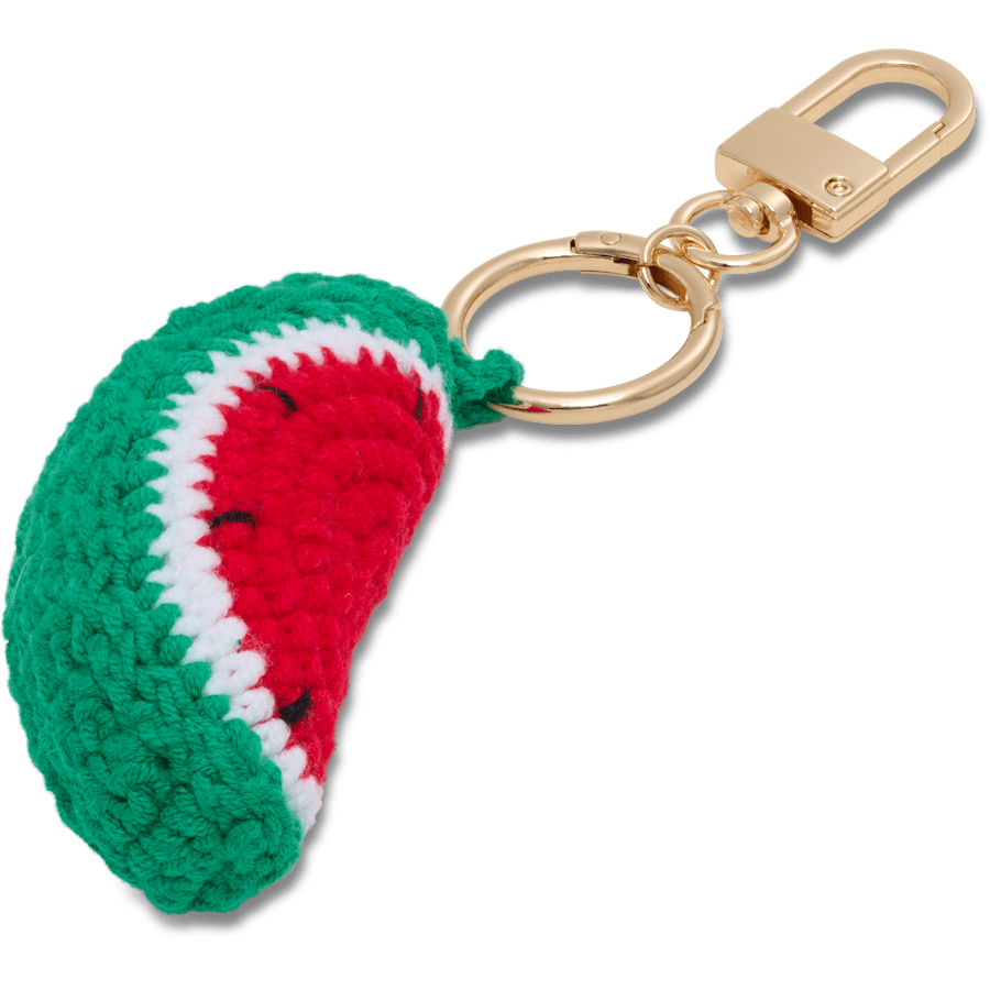 Crochet Watermelon Bag Charm - Crocs - US 7526