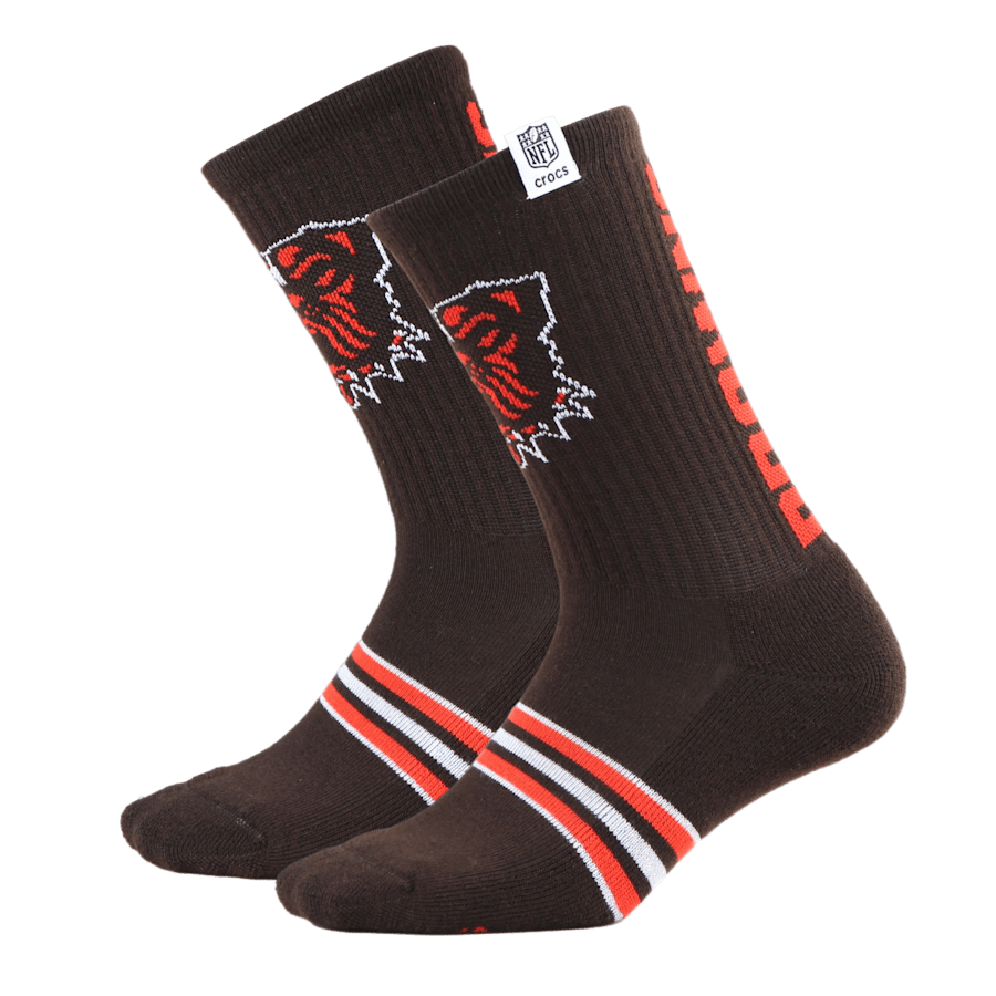 NFL Cleveland Browns Crocs Socks - Crocs - US 3719
