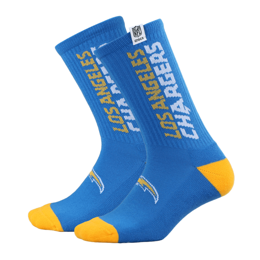 NFL Los Angeles Chargers Crocs Socks - Crocs - US 6036