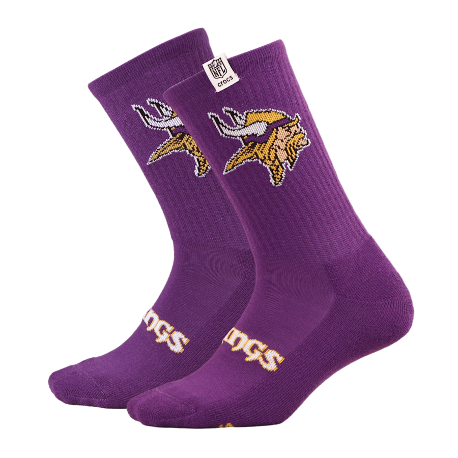 NFL Minnesota Vikings Crocs Socks - Crocs - US 8655