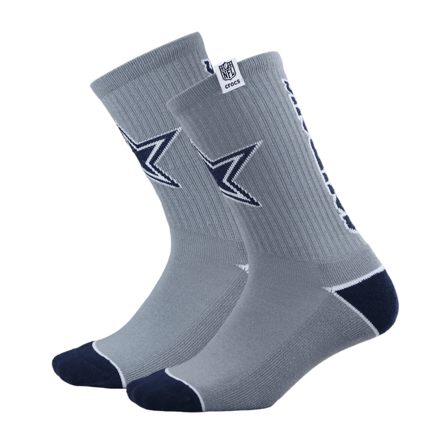 NFL Dallas Cowboys Crocs Socks - Crocs - US 3032