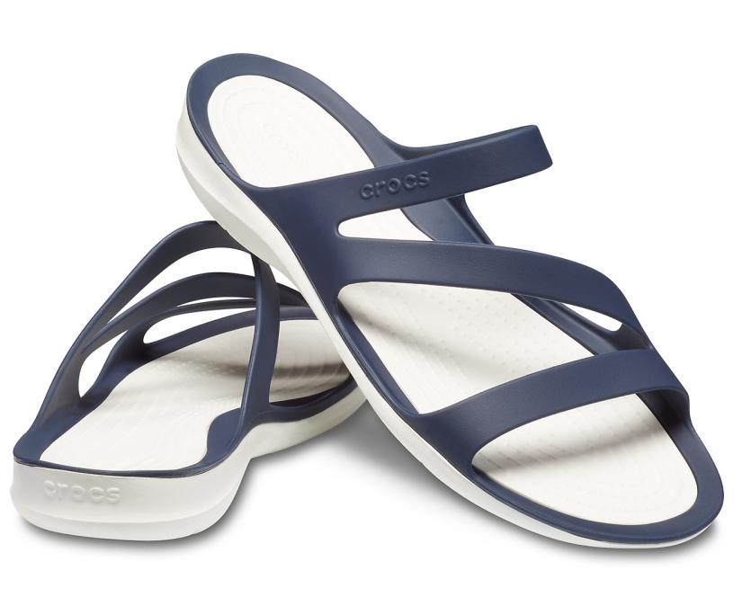 Women Swiftwater™ Sandal Navy / White | Crocs Sandals