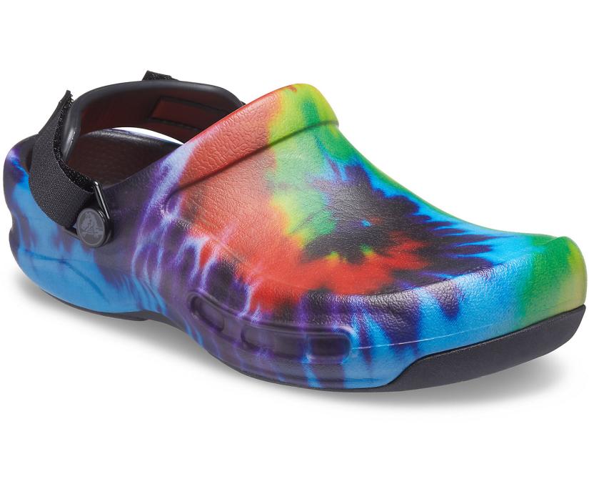 Women/Men Bistro Pro LiteRide™ Graphic Clog Multi | Crocs Clogs