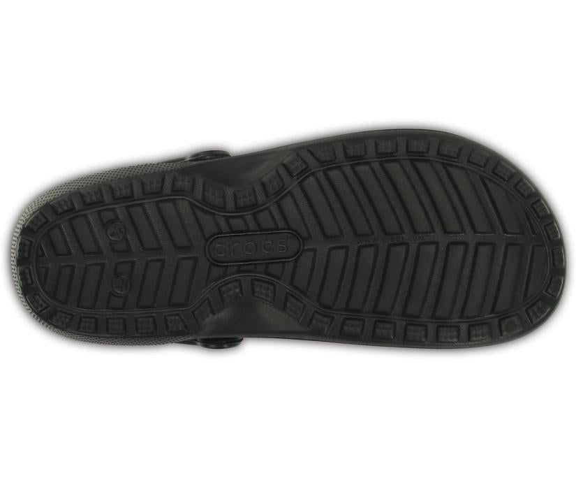 Women/Men Classic Lined Clog Black / Black | Crocs Clogs